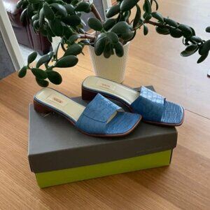 Leather slip on Talbots sandals